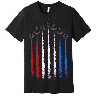 AIr Force Red White & Blue Trail Premium T-Shirt