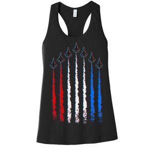 AIr Force Red White & Blue Trail Women's Racerback Tank