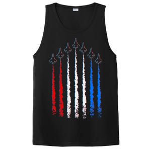 AIr Force Red White & Blue Trail PosiCharge Competitor Tank