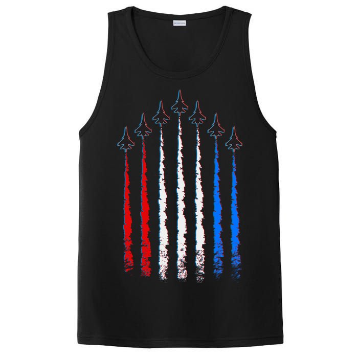 AIr Force Red White & Blue Trail PosiCharge Competitor Tank