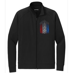 AIr Force Red White & Blue Trail Stretch Full-Zip Cadet Jacket