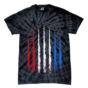 AIr Force Red White & Blue Trail Tie-Dye T-Shirt