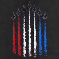 AIr Force Red White & Blue Trail Trucker Hat