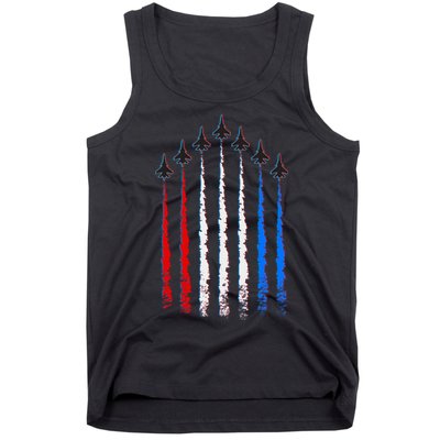 AIr Force Red White & Blue Trail Tank Top