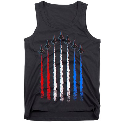 AIr Force Red White & Blue Trail Tank Top