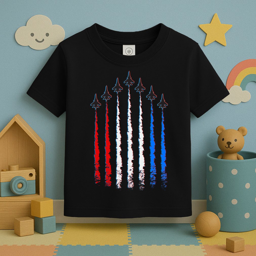 AIr Force Red White & Blue Trail Toddler T-Shirt