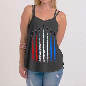 AIr Force Red White & Blue Trail Women's Strappy Tank