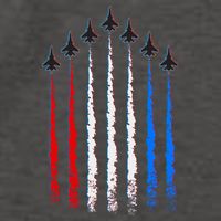 AIr Force Red White & Blue Trail Vector Backpack