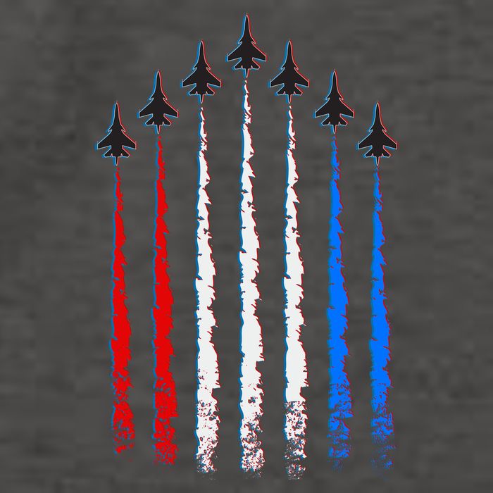 AIr Force Red White & Blue Trail Vector Backpack
