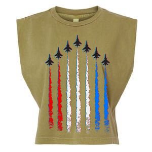 AIr Force Red White & Blue Trail Garment-Dyed Women's Muscle Tee