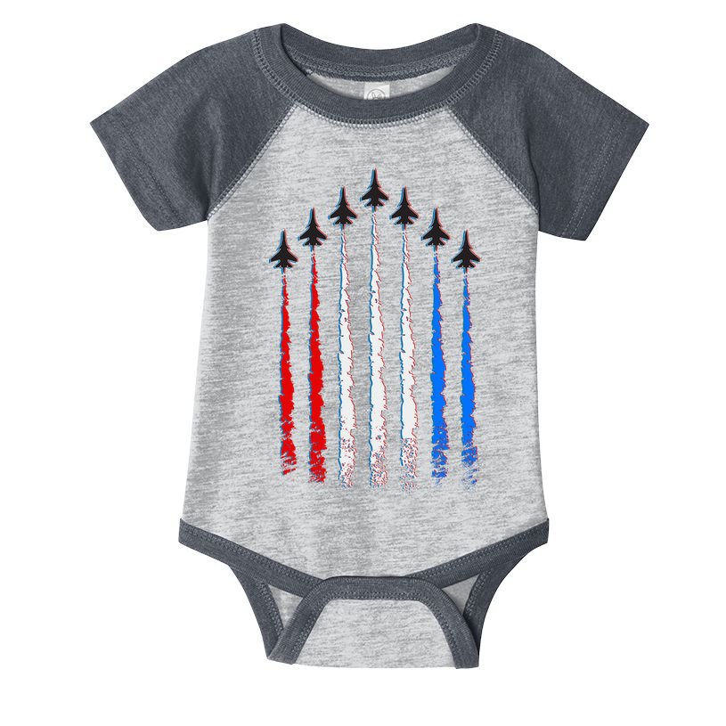 AIr Force Red White & Blue Trail Infant Baby Jersey Bodysuit