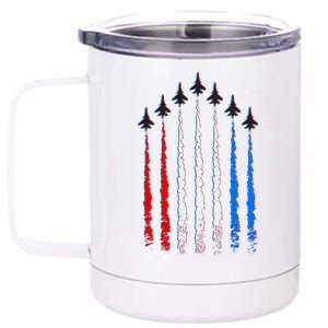 AIr Force Red White & Blue Trail 12 oz Stainless Steel Tumbler Cup