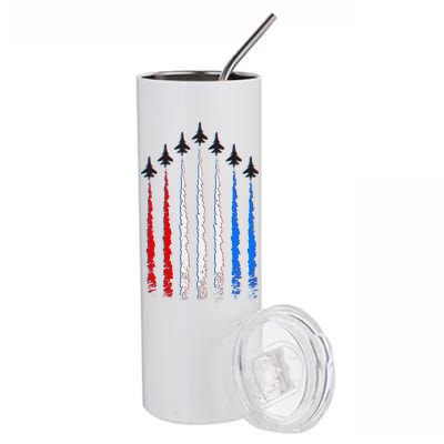 AIr Force Red White & Blue Trail Stainless Steel Tumbler