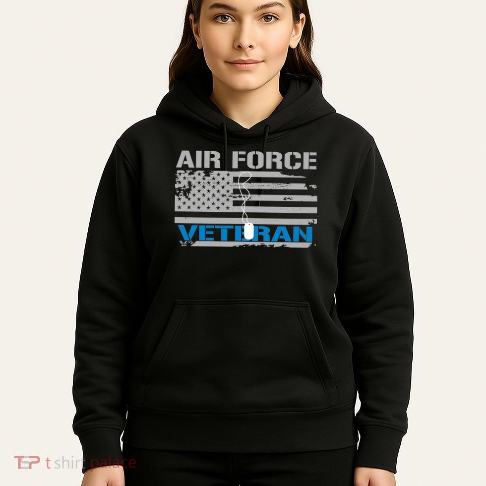 Air Force Veteran Flag Hoodie