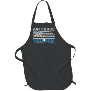 Air Force Veteran Flag Full-Length Apron With Pockets