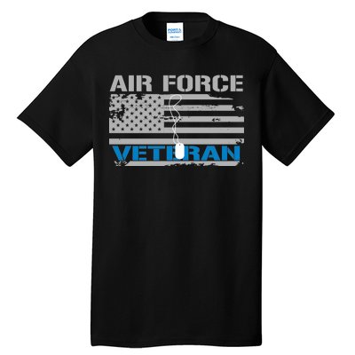 Air Force Veteran Flag Tall T-Shirt