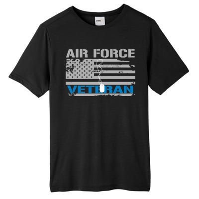 Air Force Veteran Flag Tall Fusion ChromaSoft Performance T-Shirt