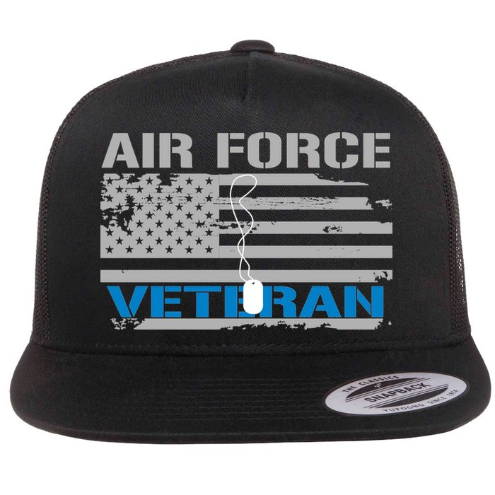 Air Force Veteran Flag Flatbill Hat