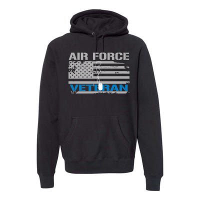 Air Force Veteran Flag Premium Hoodie