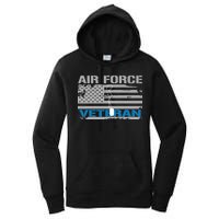 Air Force Veteran Flag Women's Pullover Hoodie