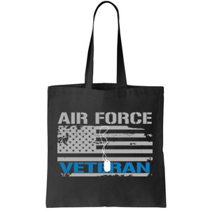 Air Force Veteran Flag Tote Bag