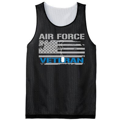 Air Force Veteran Flag Mesh Reversible Basketball Jersey Tank