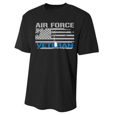 Air Force Veteran Flag Performance Sprint T-Shirt