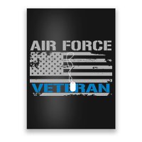 Air Force Veteran Flag Poster
