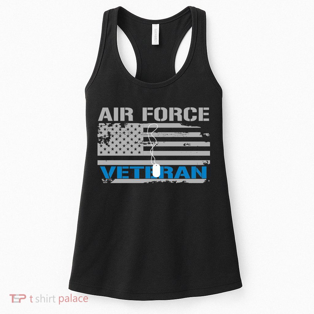 Air Force Veteran Flag Womens Tank Top