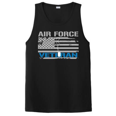 Air Force Veteran Flag PosiCharge Competitor Tank