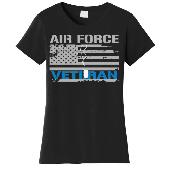 Air Force Veteran Flag Women's T-Shirt