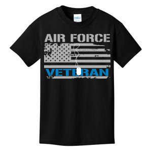 Air Force Veteran Flag Kids T-Shirt