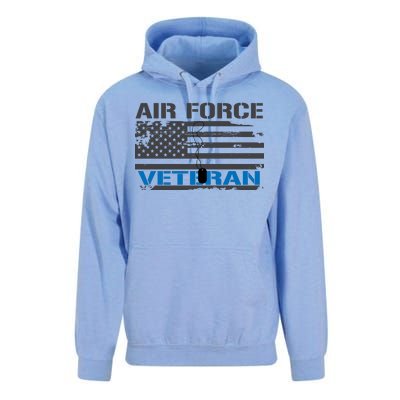 Air Force Veteran Flag Unisex Surf Hoodie