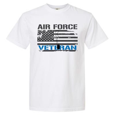 Air Force Veteran Flag Garment-Dyed Heavyweight T-Shirt