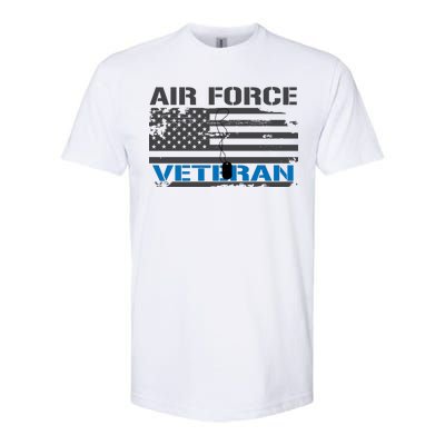 Air Force Veteran Flag Softstyle CVC T-Shirt