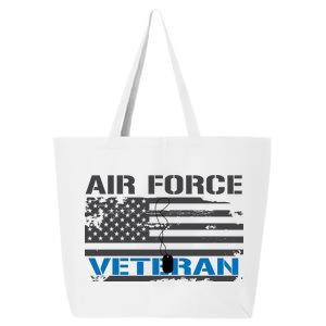 Air Force Veteran Flag 25L Jumbo Tote