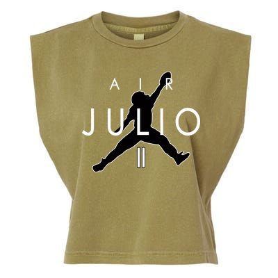 Air Julio Football Atlanta Fan Garment-Dyed Women's Muscle Tee