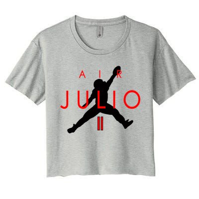 Air Julio Football Atlanta Fan Women's Crop Top Tee