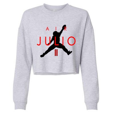 Air Julio Football Atlanta Fan Cropped Pullover Crew