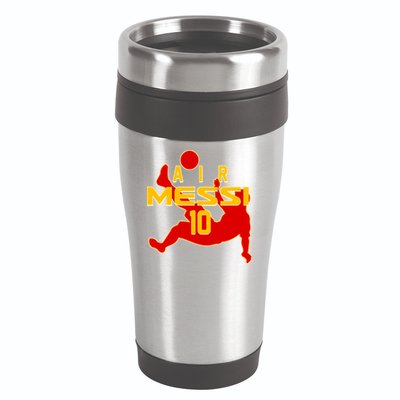 Air Messi No 10 Spain Soccer Futbol 16oz Travel Tumbler