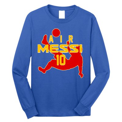 Air Messi No 10 Spain Soccer Futbol Long Sleeve Shirt