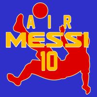 Air Messi No 10 Spain Soccer Futbol Poster