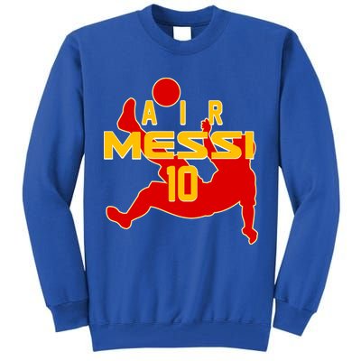 Air Messi No 10 Spain Soccer Futbol Tall Sweatshirt