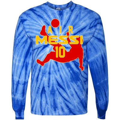 Air Messi No 10 Spain Soccer Futbol Tie-Dye Long Sleeve Shirt