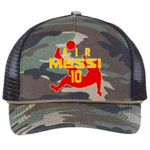 Air Messi No 10 Spain Soccer Futbol Retro Rope Trucker Hat Cap