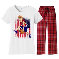 Air Trump Women's Flannel Pajama Set