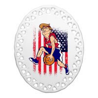 Air Trump Ceramic Oval Ornament