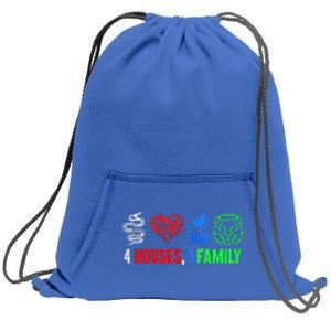 Altruismo IsibindiAmistad Reveur Rca 4 Houses 1 Family Sweatshirt Cinch Pack Bag