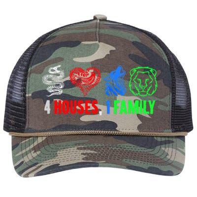 Altruismo IsibindiAmistad Reveur Rca 4 Houses 1 Family Retro Rope Trucker Hat Cap