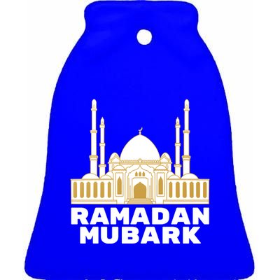 Arabic Islamic Ramadan Mubarak Gift Ceramic Bell Ornament